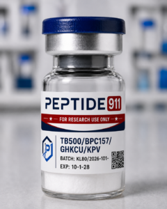 Vial labeled peptide for research use