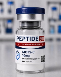 Vial labeled Peptide 911, MOTS-C
